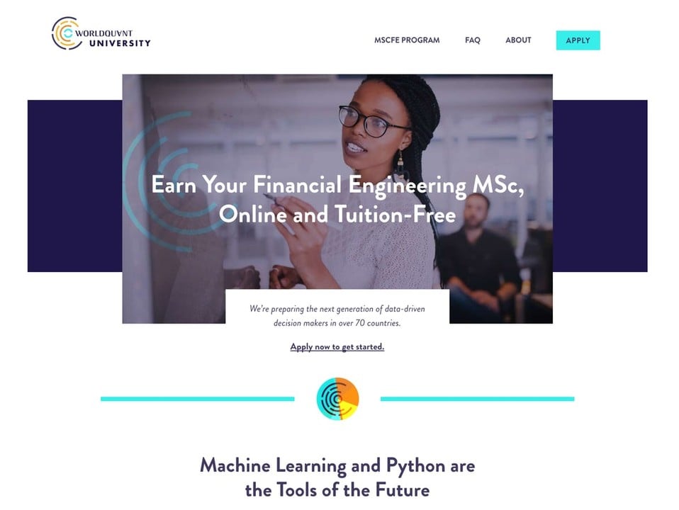 WorldQuant University's MSc in Financial Engineering